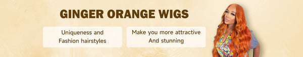 orange ginger wig