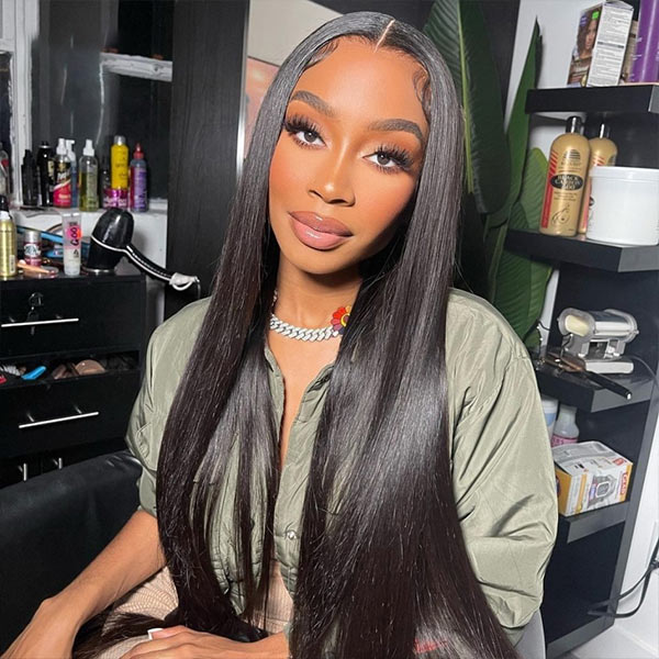 Mslynn Straight Upgrade 5×6 Pre-Cut Lace Bleached Knots Wear Go Glueless Wigs