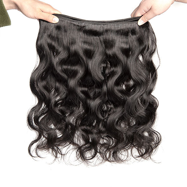 4 Bundles Body Wave Hair 100% Virgin Hair Bundles Natural Color