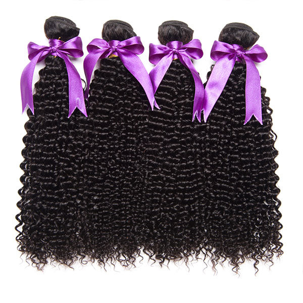 4 Bundles Unprocessed 8A Remy Virgin Hair Kinky Curly 4 Bundles 100% Human Hair Natural Hair Bundles