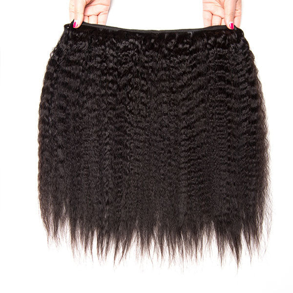 4 Bundles Kinky Straight Hair 100% Unprocessed Virgin Hair