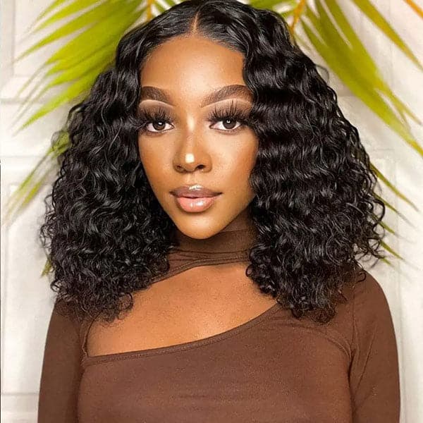 Mslynn Glueless Wigs Water Wave Pre-Cut HD 5X6 Bob Wigs Wear Go Wig (Copy)