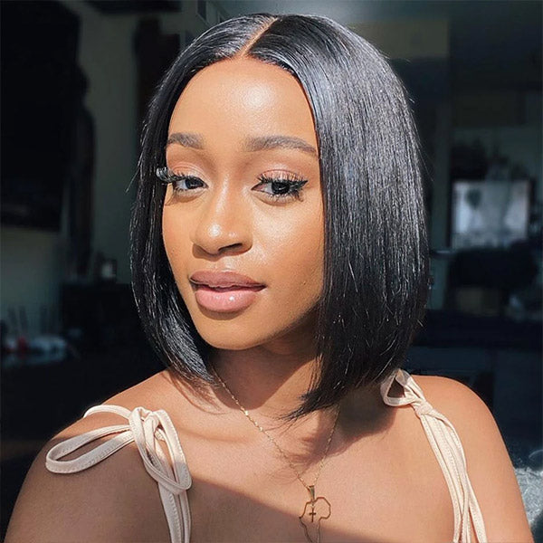Mslynn Bob Straight 360 Lace Front Wig Short Bob Wig 100% Human Hair