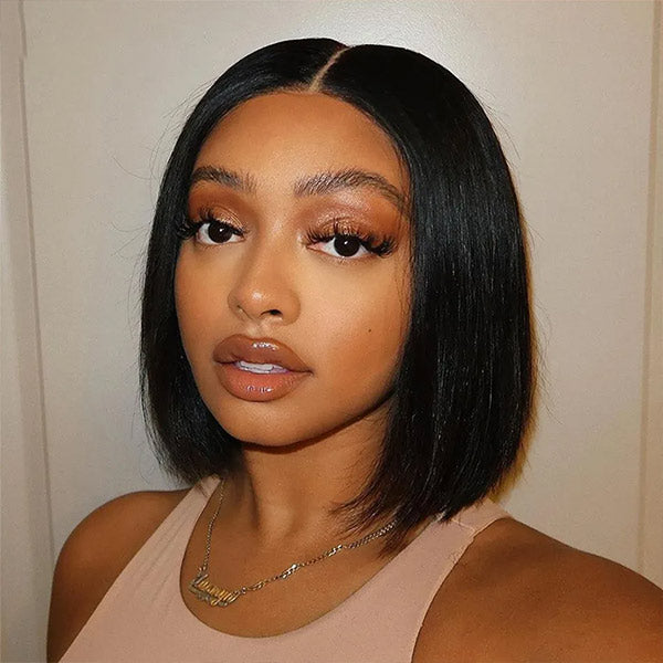 Mslynn Bob Straight 360 Lace Front Wig Short Bob Wig 100% Human Hair