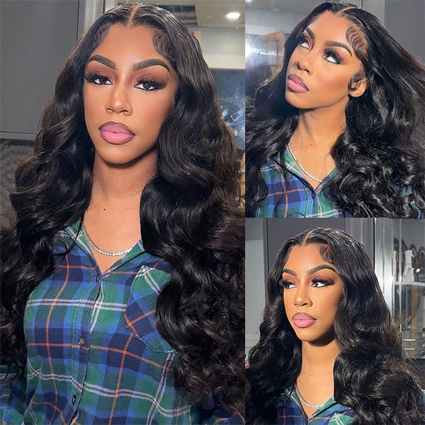 16‘’ Mslynn HD Lace Wigs Body Wave Wig Transparent 13x4 Lace Front Wig