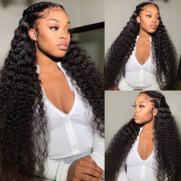 Deep Wave Frontal Wig