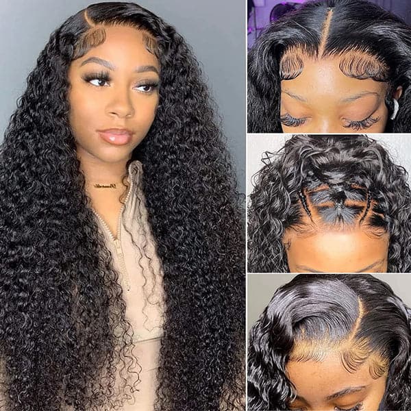 curly human hair wig