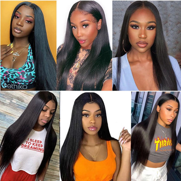 Lace Closure Wigs For Black Women