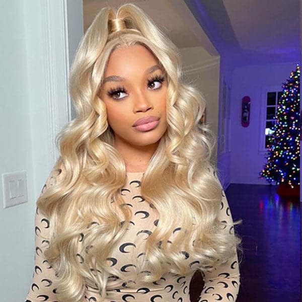 Mslynn Hair 613 Blonde Body Wave Human Hair 13x6 Lace Front Wig