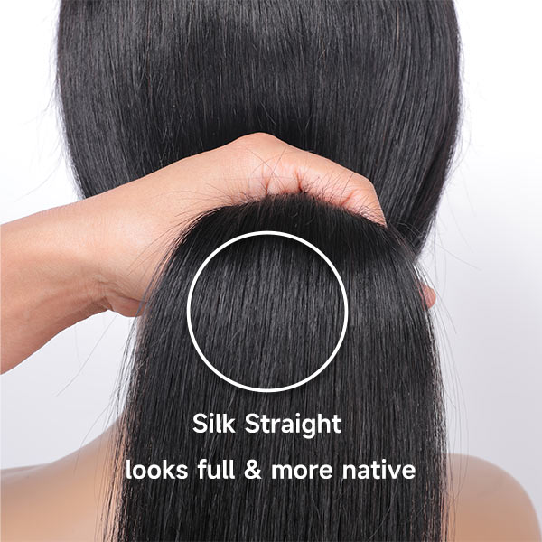 Mslynn Pre Bleached Knots Hd 13X4 Lace Front Wigs Straight Human Hair