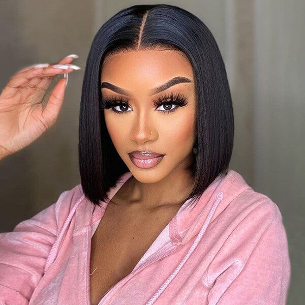 straight lace wig