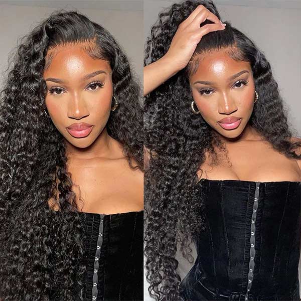 Mslynn Deep Curly Bleached Knots 13X4 HD Lace Wig Beginner Friendly Wig