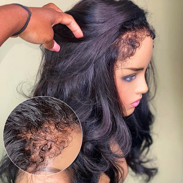 4C Kinky Edges Wigs