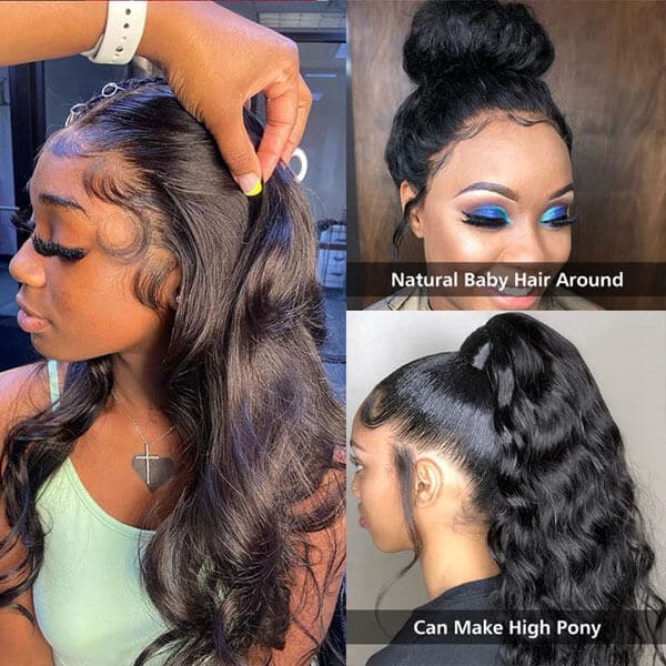 Pre-Plucked With Baby Hair
