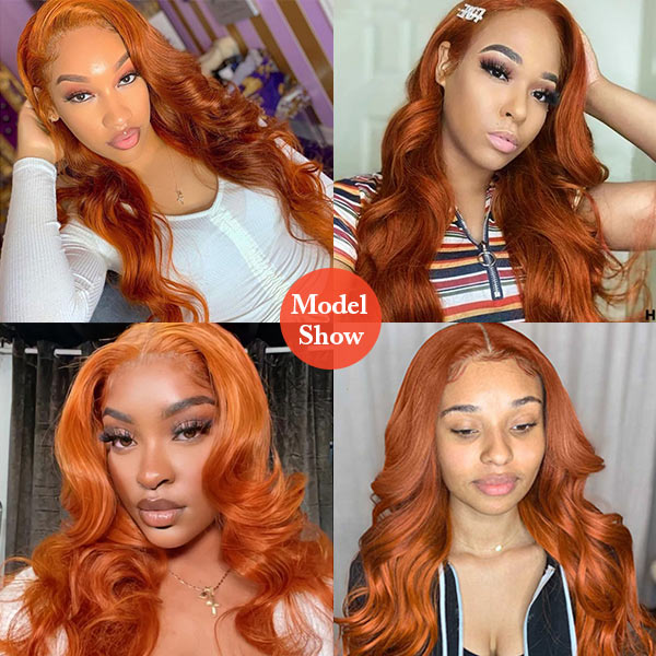 Orange Ginger Wig