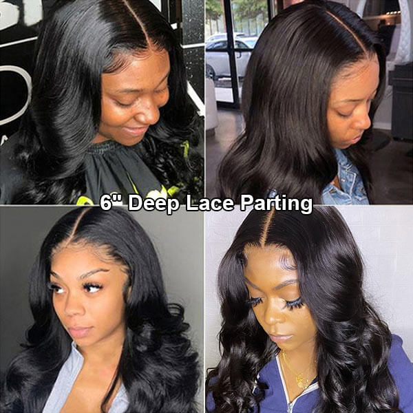 Natural Hairline With Baby Hair Around