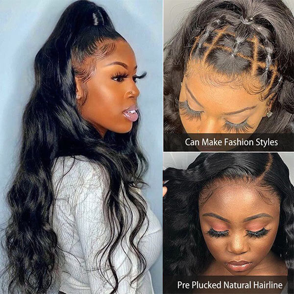 Body Wave Wigs Deep Part Wig