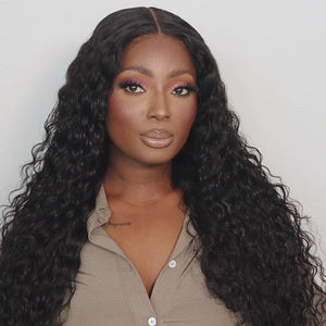 Water Wave 4x4 Lace Closure Wig