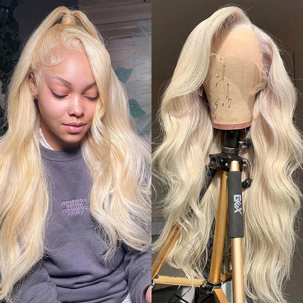 Spring Sale Mslynn 613 Blonde Color Wig Body Wave Human Hair Transparent 13x4 Lace Front Wig
