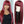Load image into Gallery viewer, Mslynn Burgundy Hair Straight Ombre Burgundy Wig 2X4 Lace Wig With Bangs Human Hair