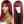 Load image into Gallery viewer, Mslynn Burgundy Hair Straight Ombre Burgundy Wig 2X4 Lace Wig With Bangs Human Hair