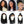 Load image into Gallery viewer, Mslynn Headband Wigs Water Wave Wig Glueless None Lace Wigs Natural Color