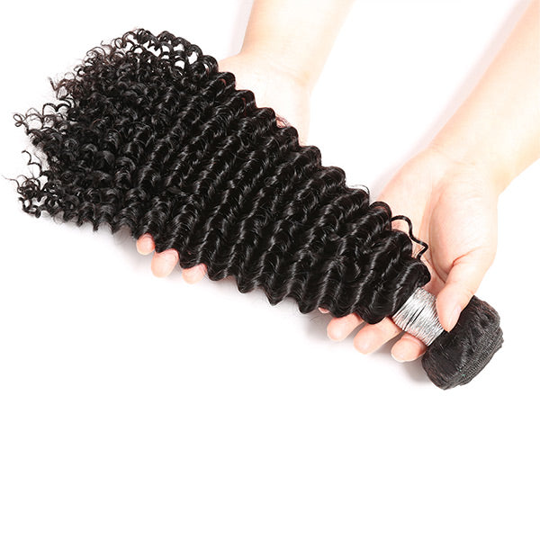 Mslynn Hair Kinky Curly Bundle Human Hair Bundle Full Hair Weaving 3 Bundles Curly Bundle