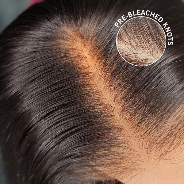 Mslynn Straight Upgrade 5×6 Pre-Cut Lace Bleached Knots Wear Go Glueless Wigs