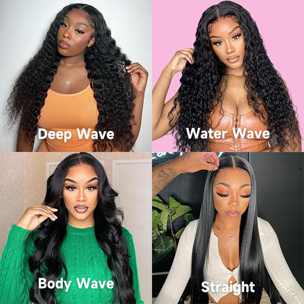 14‘’ Deep Wave Upgrade Bleached Knots Pre-Cut 5X6 HD Lace Wigs Wear And Go Glueless Wigs For Beginners