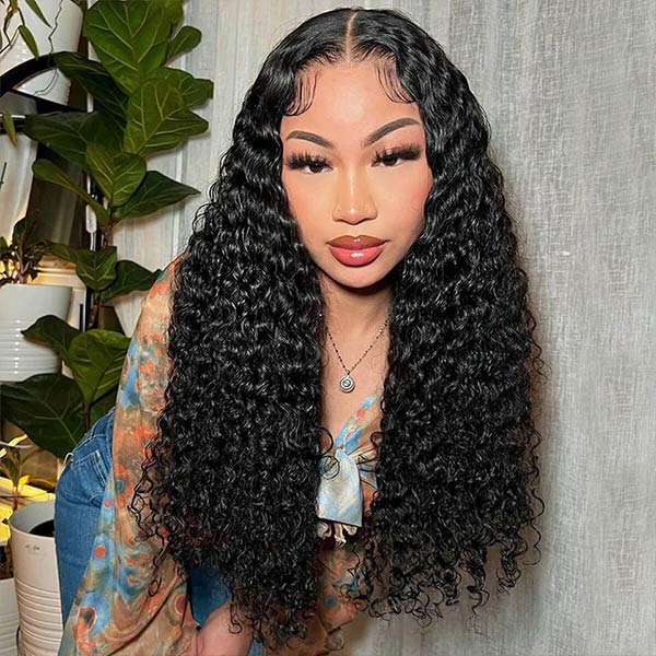 Mslynn Hair HD Lace Wigs 13x4 Lace Front Wig Bouncy Curly Frontal Wig