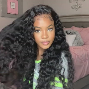 Deep Wave 360 Lace Frontal Wigs