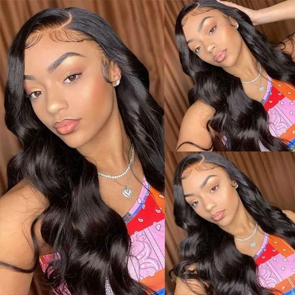 Mslynn Pre Bleached Knots Body Wave HD Lace Front Wig