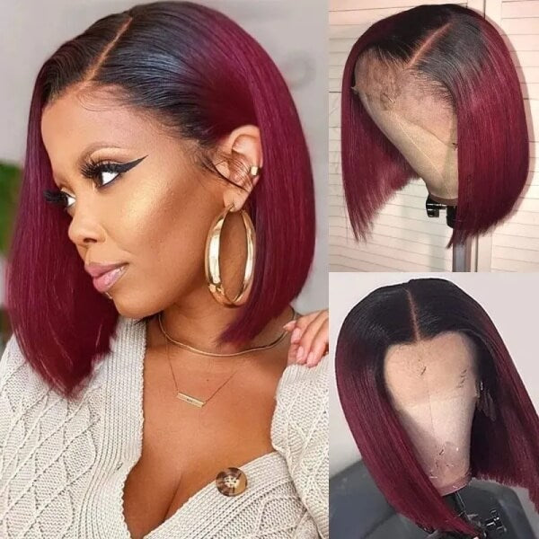 Burgundy Lace Wig