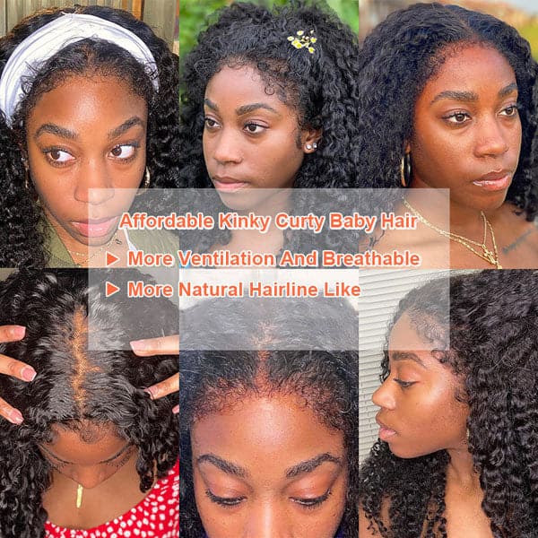 4c curly human hair wig