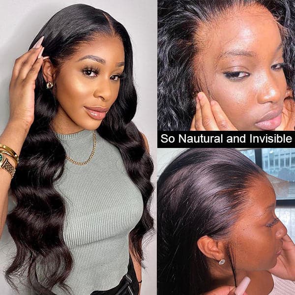 Mslynn Hair T Part Lace Wig Body Wave Human Hair