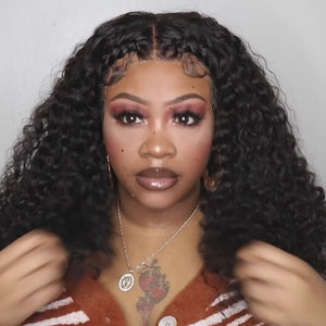 Deep Curly 13x6 Lace Frontal Wig