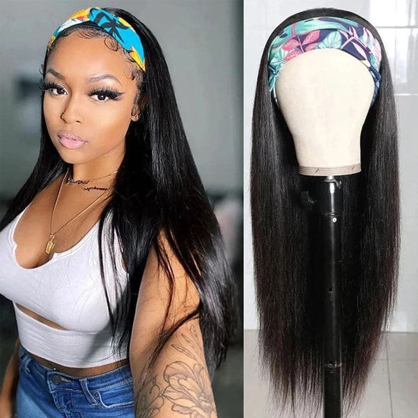 Mslynn 2 Pieces Headband Wigs Combo Deal Body Wave And Water Wave Headband Wig